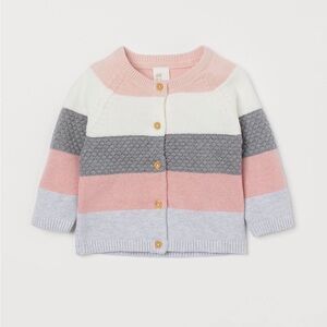 H&M Toddler Color Block Cotton Cardigan